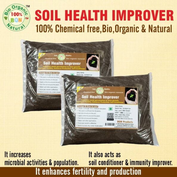 Soil Health Improver Powder in Poly Bag Benefits BON Products)img